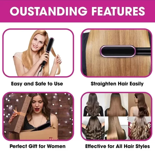 2-in-1 HAIR STRAIGHTENER COMB - My Store