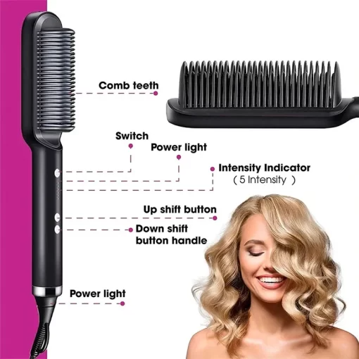 2-in-1 HAIR STRAIGHTENER COMB - My Store